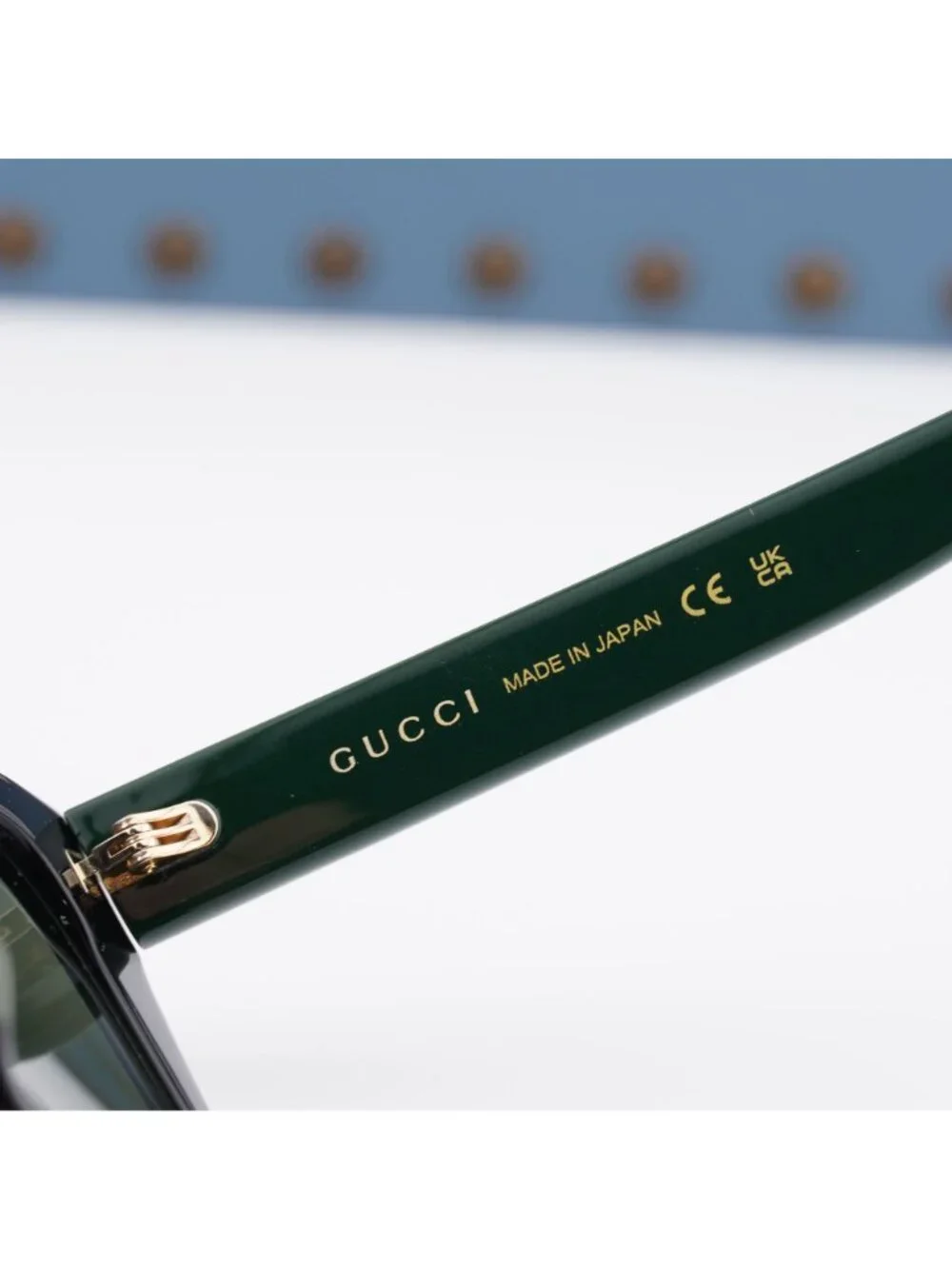 Gucci GG0926S 006 Square Sunglasses - Black / Green